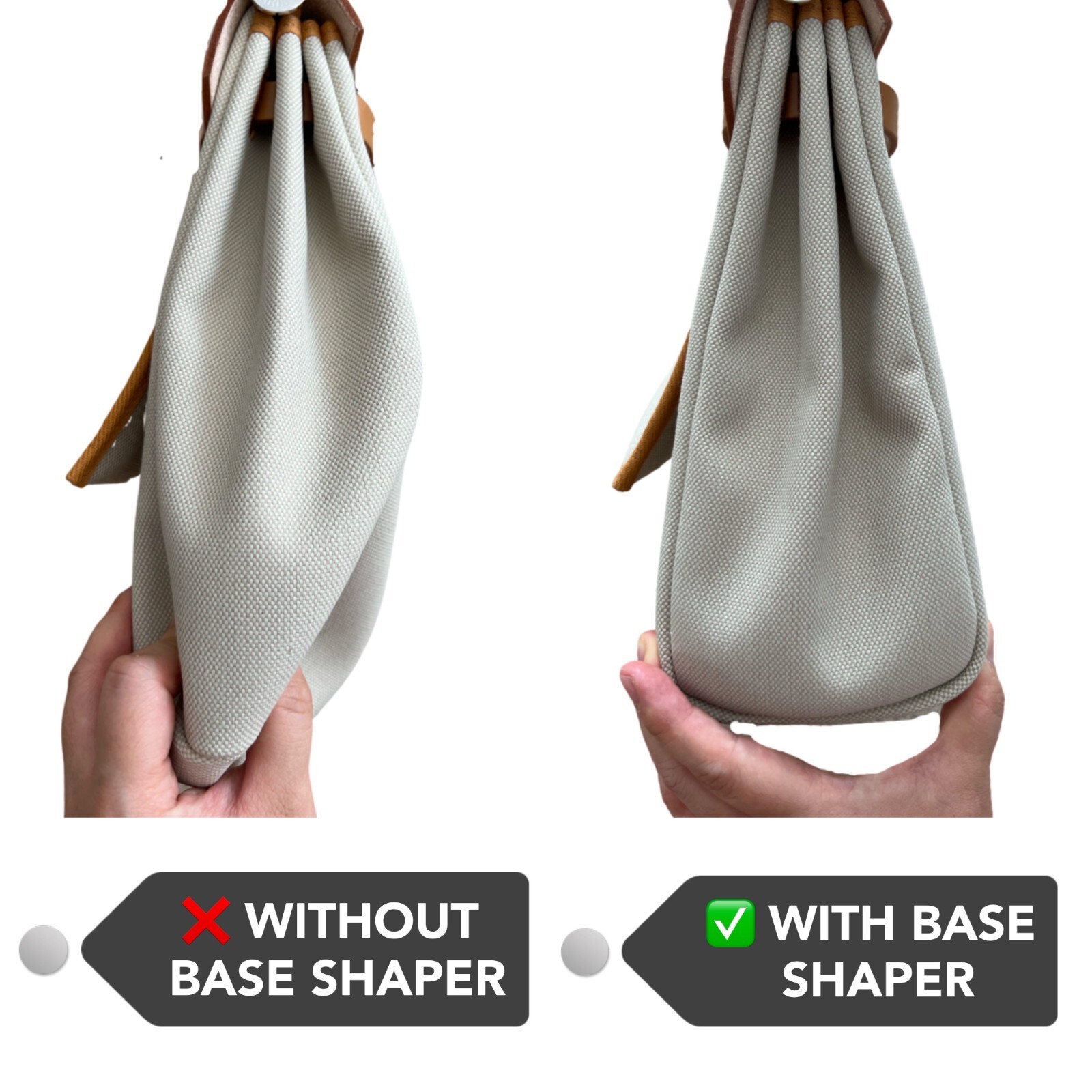 Base Shaper Bag Insert Saver for HERMES Herbag 31 Zip Bag
