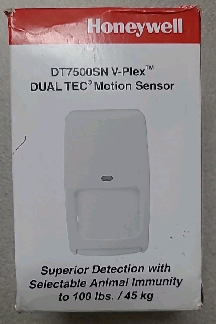 Honeywell DT7500SN V-Plex Dual TEC Motion Sensor – Brand New in Box