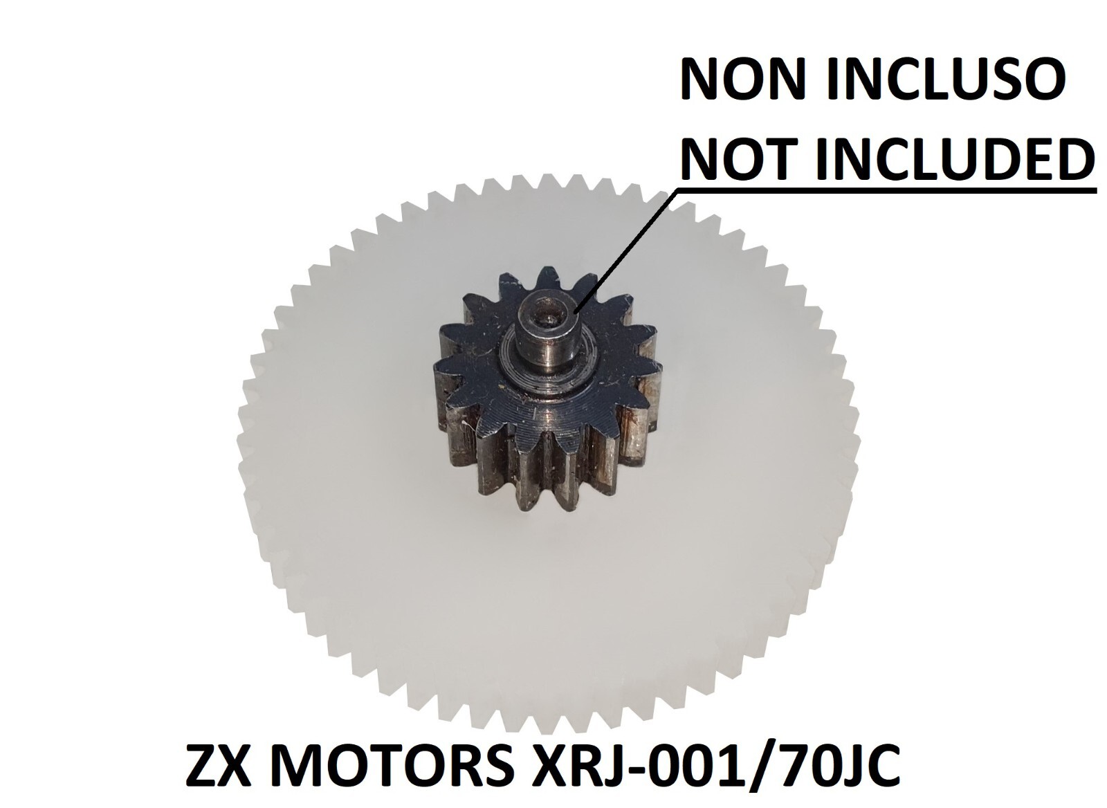 Reinforced Nylon Gear for Gearmotor ZX Motors XRJ-001 XRJ-001/70JC