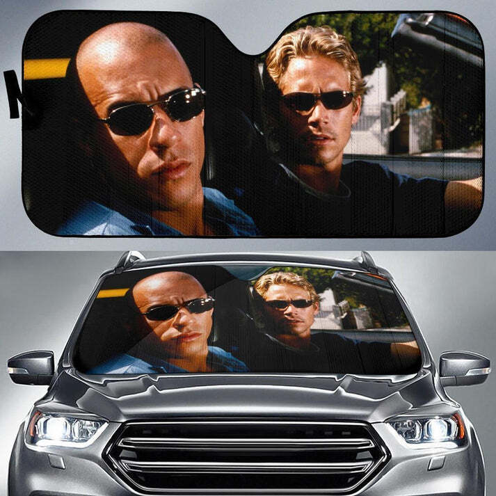 Toretto & Brian Fast Furious Fan Car Sun Shade