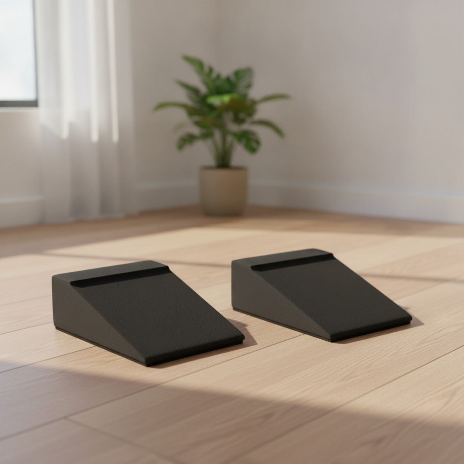 Trapezoid Exercise Slanted Crouch Non-Slip for Home Workouts, Gym