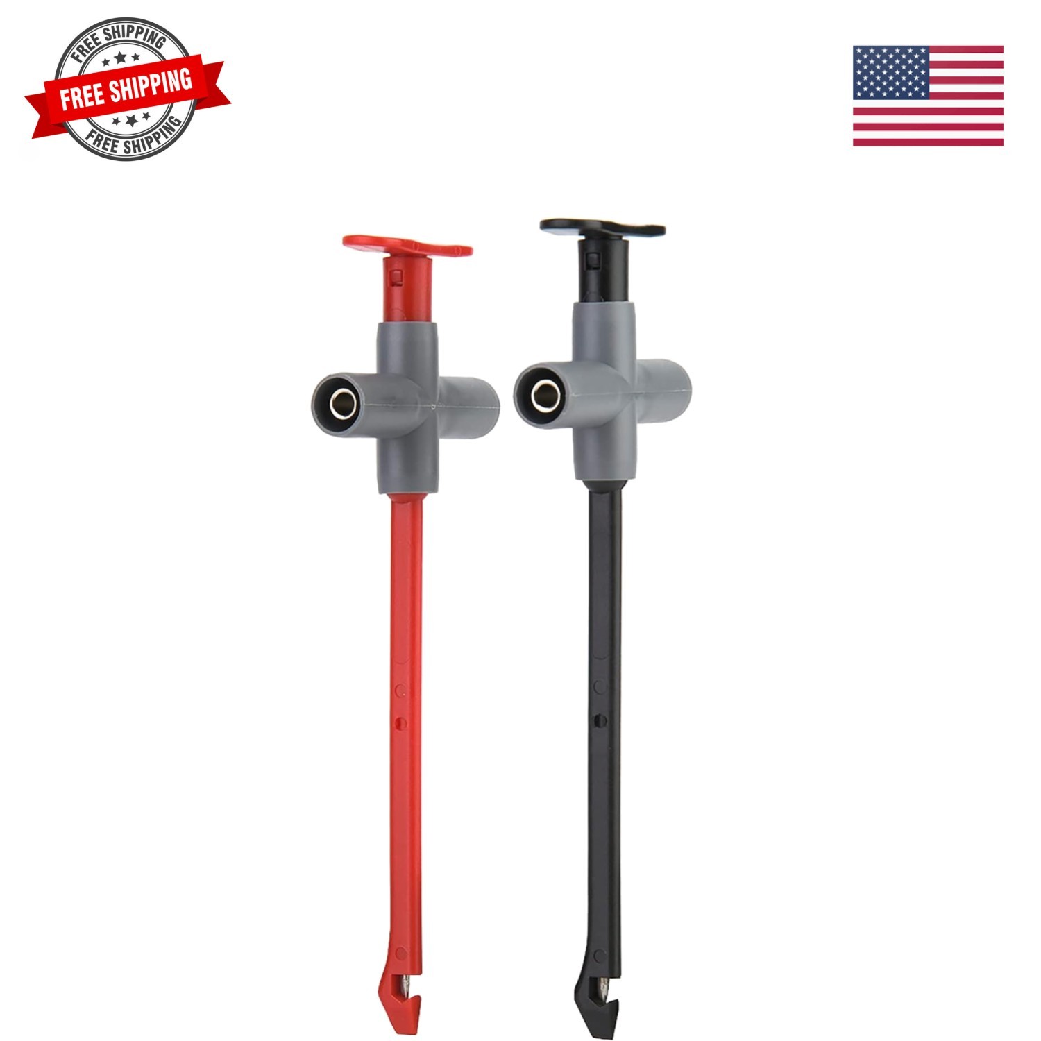 Multimeter Piercing Probe Kit, 2-Pack P5010 Auto  Clips | Stainless steel , c...