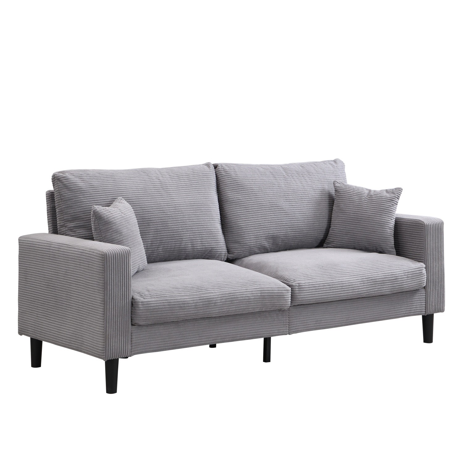 74'' 3 Seater Sofa Couch Upholstered Sofa Couch Home Living Room Furniture