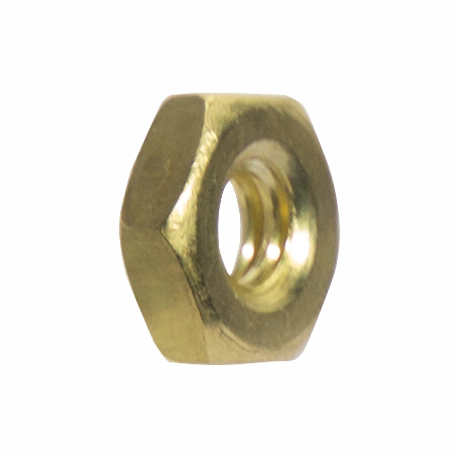 6-32 Machine Screw Hex Nuts Solid Brass Qty 50
