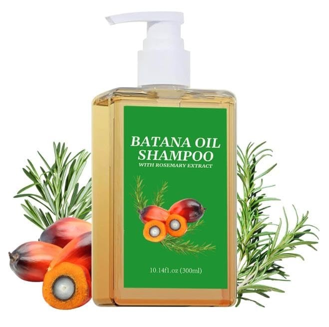 Batana Oil Shampoo Rosemary Extract Hair Nourishing Moisturizing 10.14oz 300ml