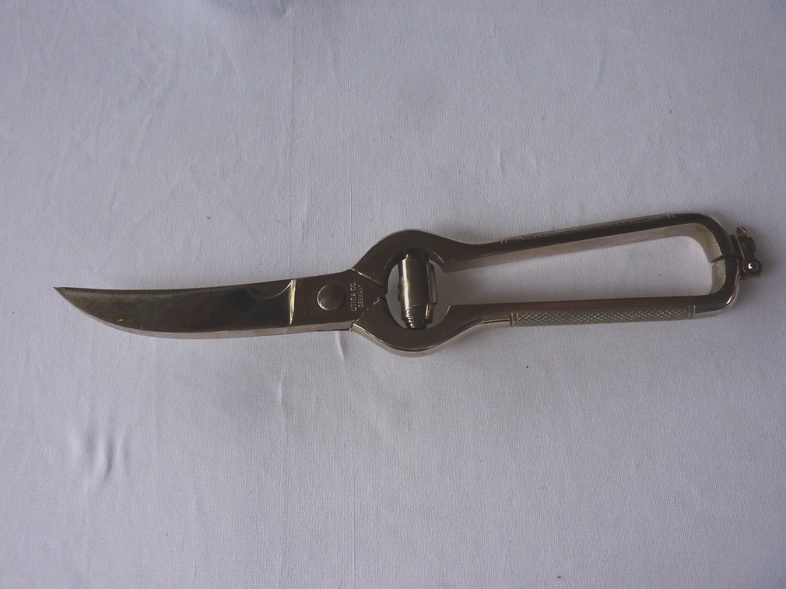 Vintage Utica Co. Germany 10" Locking Poultry/Game Shears Scissors