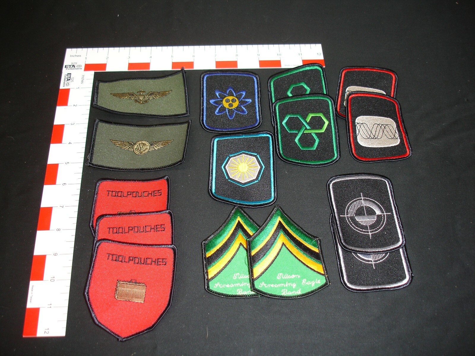 advertising patch collection lot set 15 patches in the set
