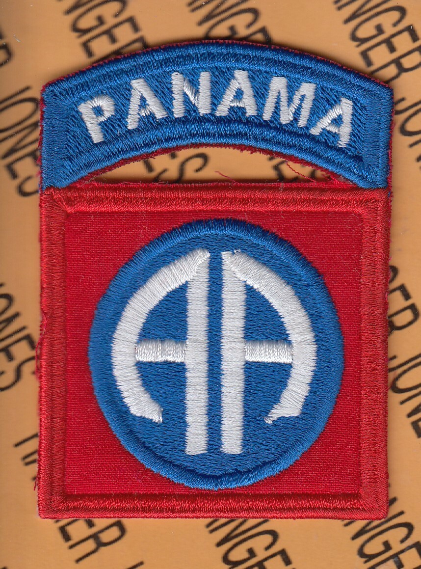 PANAMA 82nd Airborne Division deployment JUST CAUSE 3.25" patch c/e