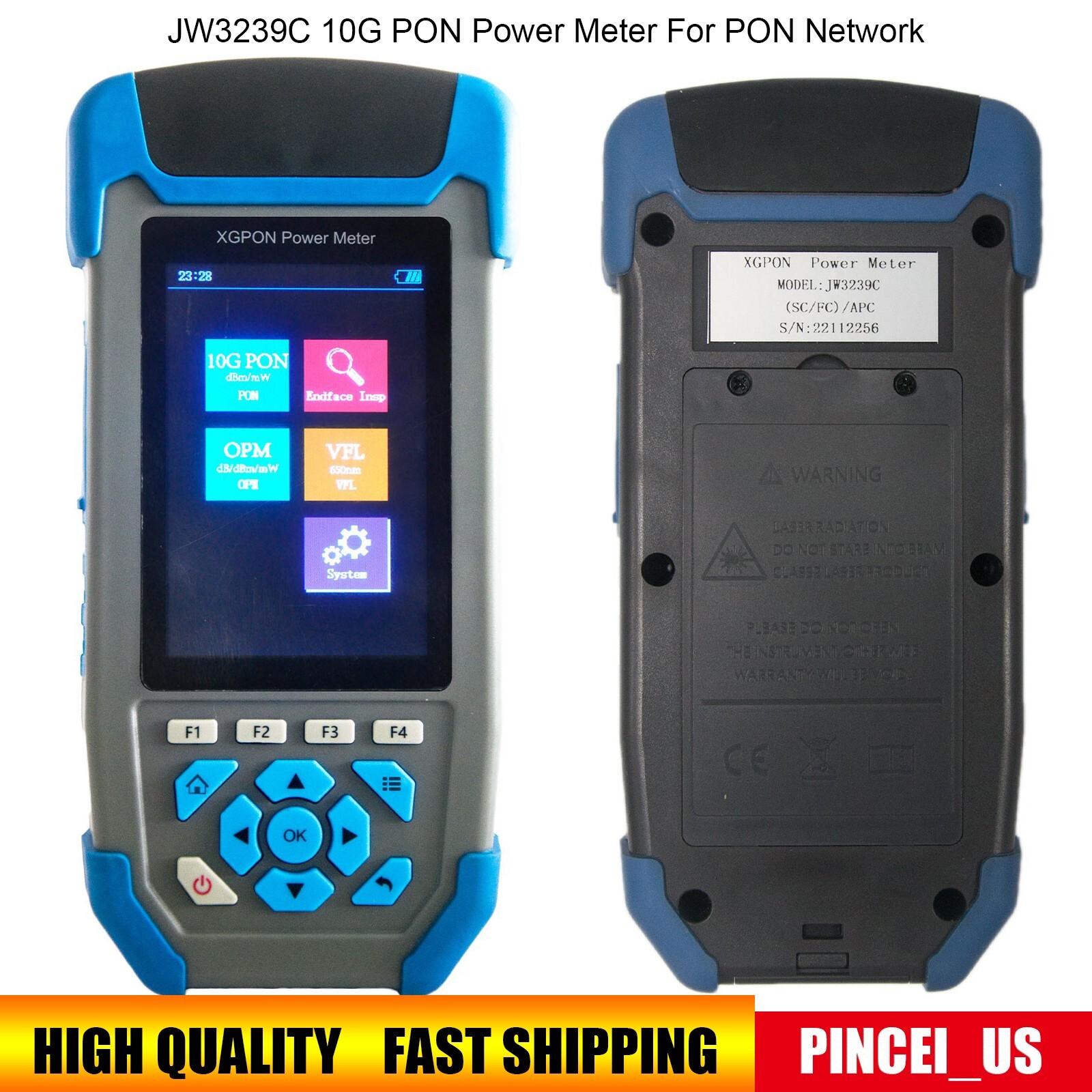JW3239C 10G PON Power Meter for Wavelength 1270NM/1310NM/1490NM/1550NM/1577NM
