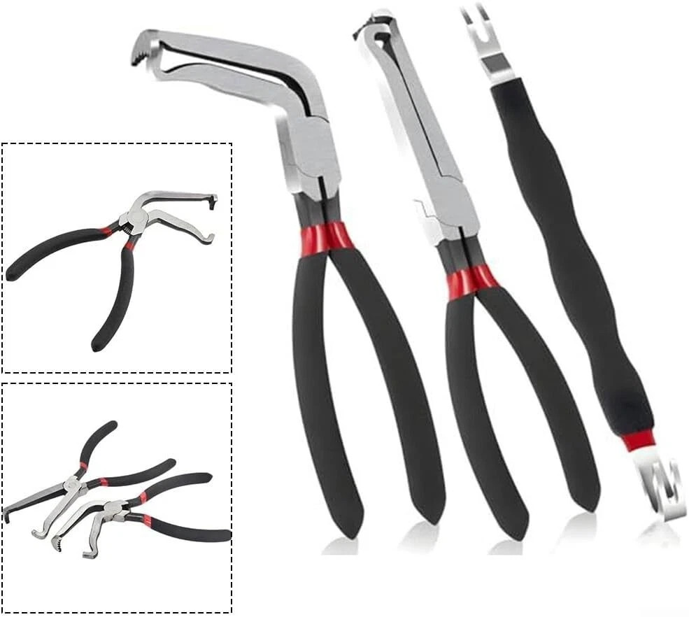 3PC Electrical Disconnect Pliers 60 Degree Electrical Connector Separator Wiring