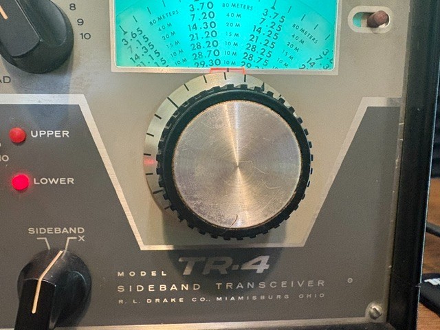 Working Vintage Drake TR-4 HF Transceiver