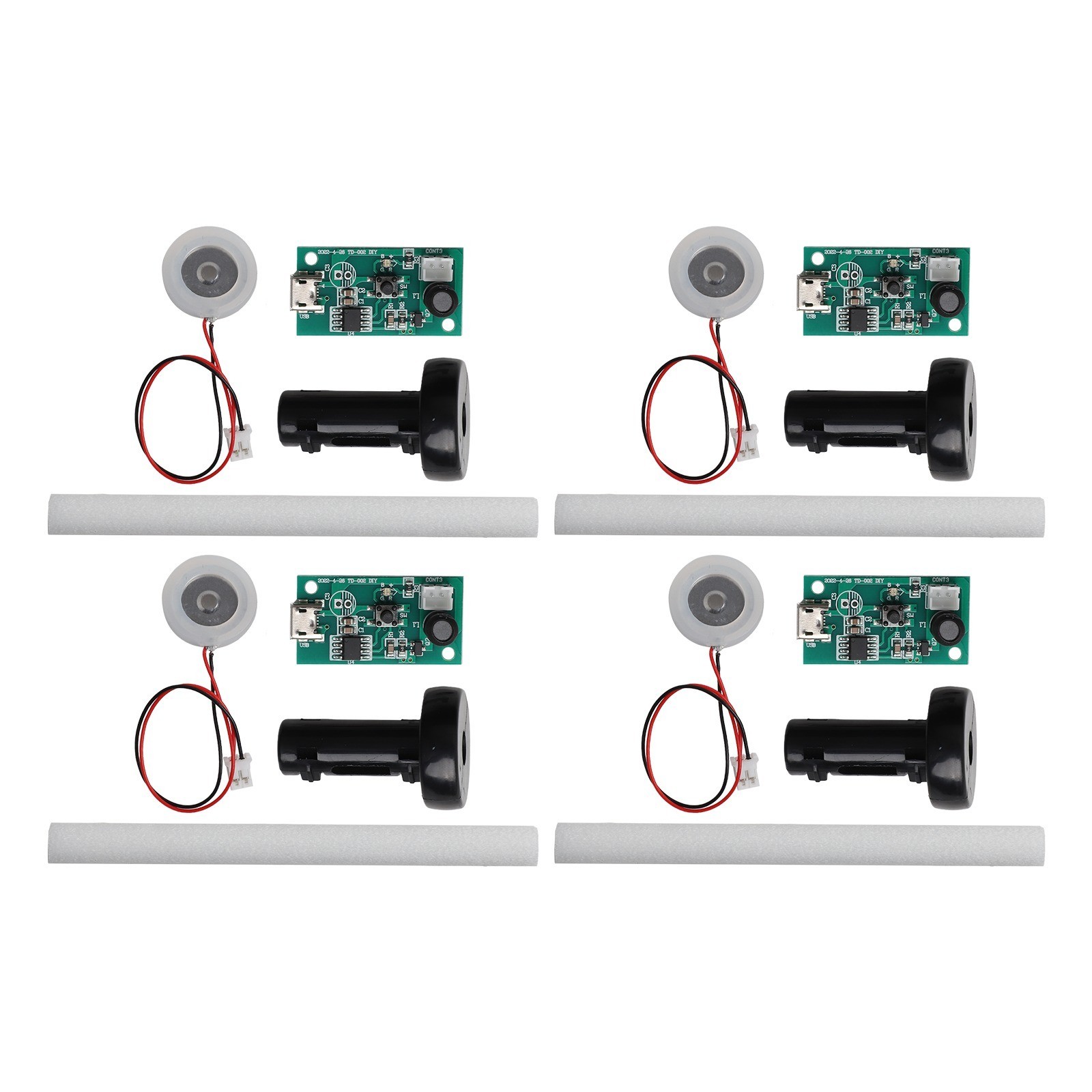 4PCS USB Spray Module USB Humidifier Module Circuit Board 5V Atomization Module