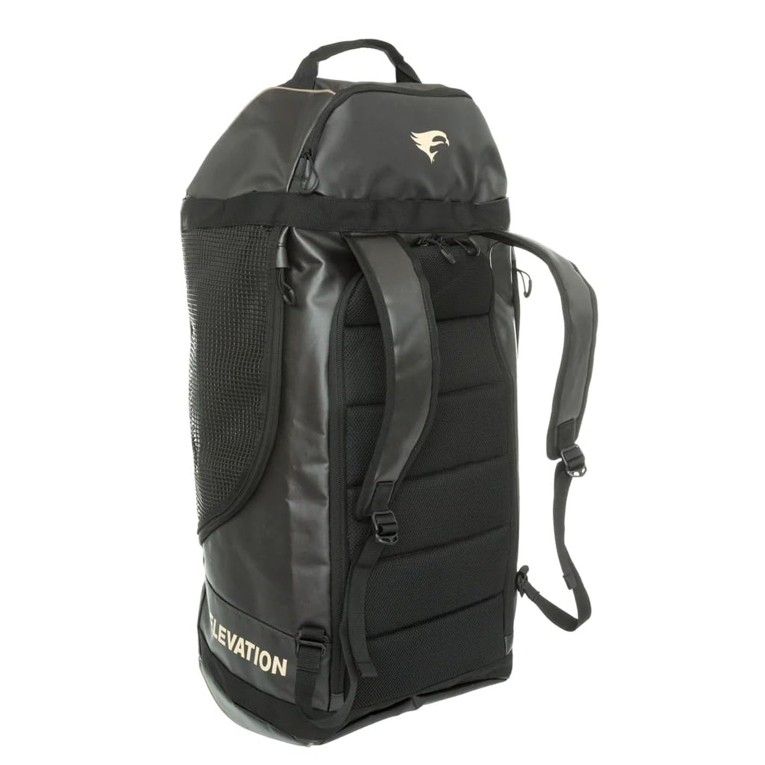 Elevation Charter PVC Travel Duffle Bag 4500 Cubic Inches, Black