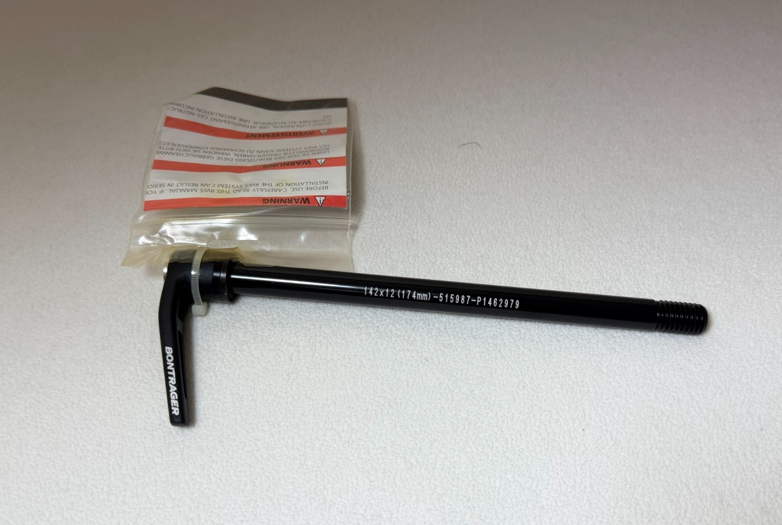 NEW! DT Swiss RWS Rear Thru Axle 174x12mm, for 142x12mm Rear Spacing