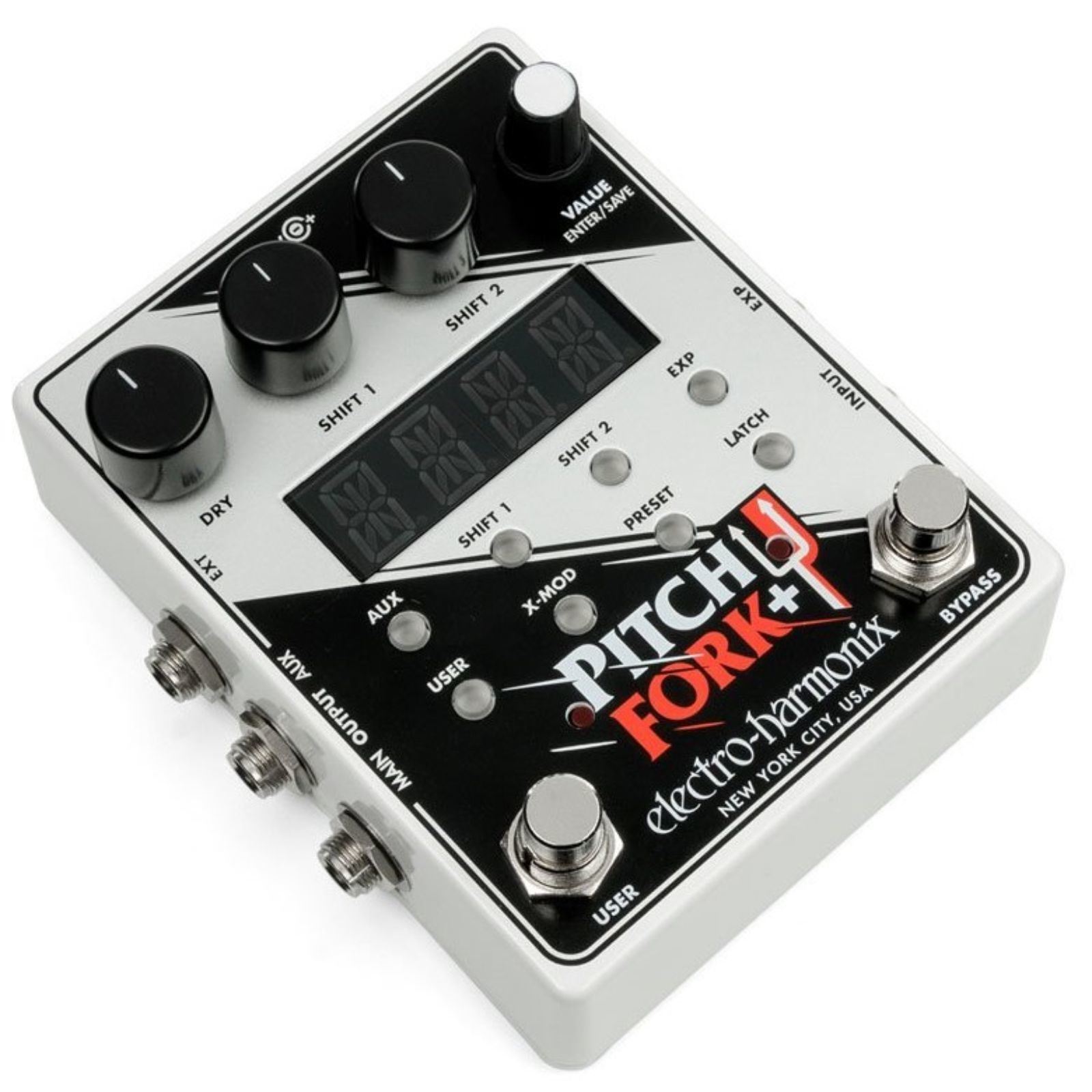 Electro-Harmonix Pitch Fork Plus Polyphonic Pitch Shifter/Harmony Effects Pedal