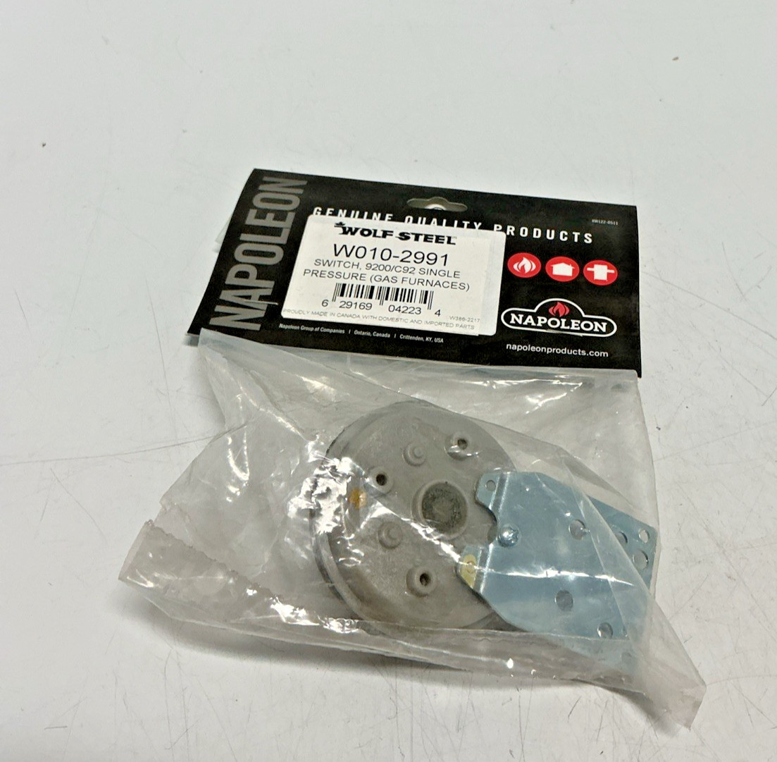 NEW, NAPOLEON, W010-2991, PRESSURE SWITCH, 9200/C92. (2F-3)