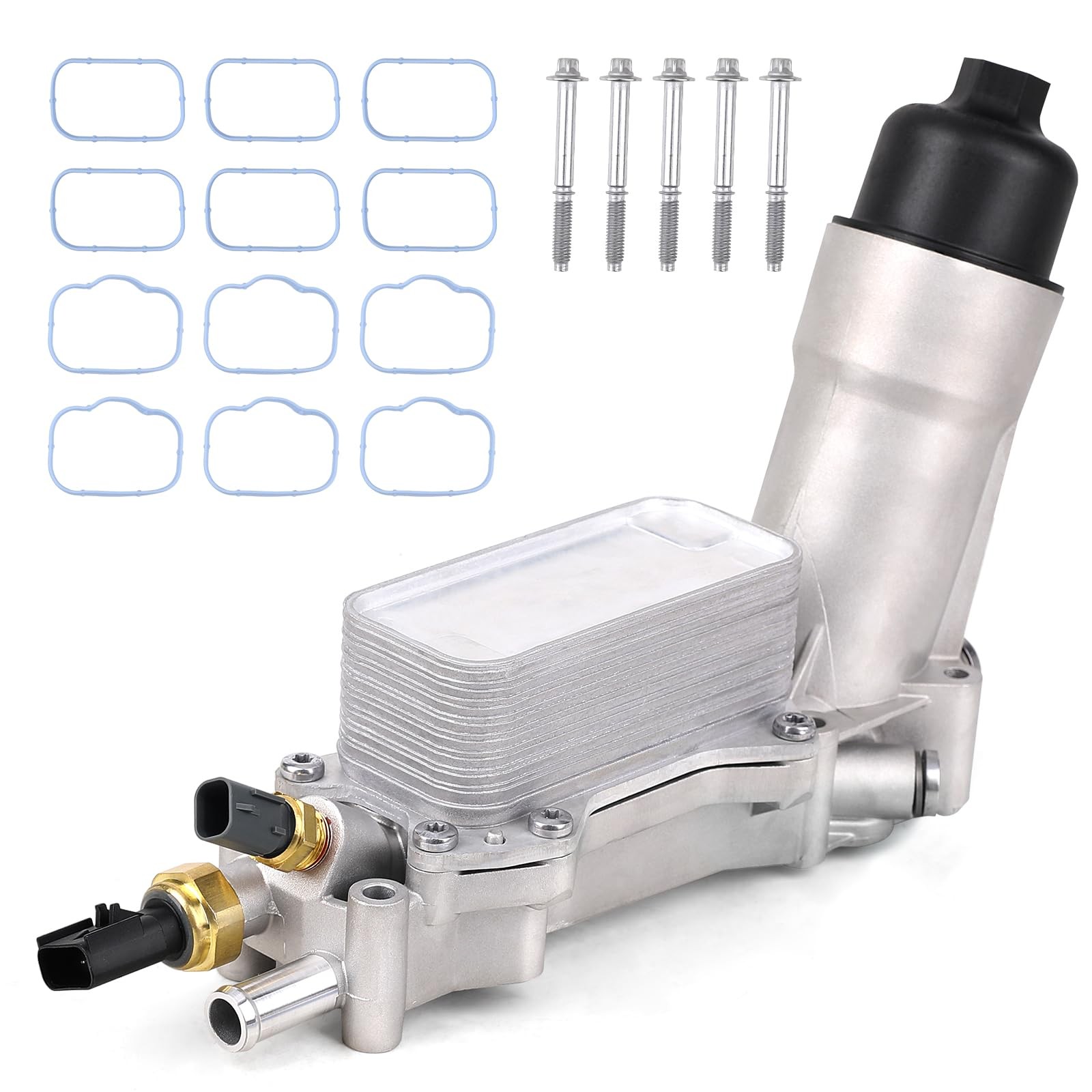 926-959 Upgraded Aluminum Engine Oil Filter Housing Cooler Kit Fit for...