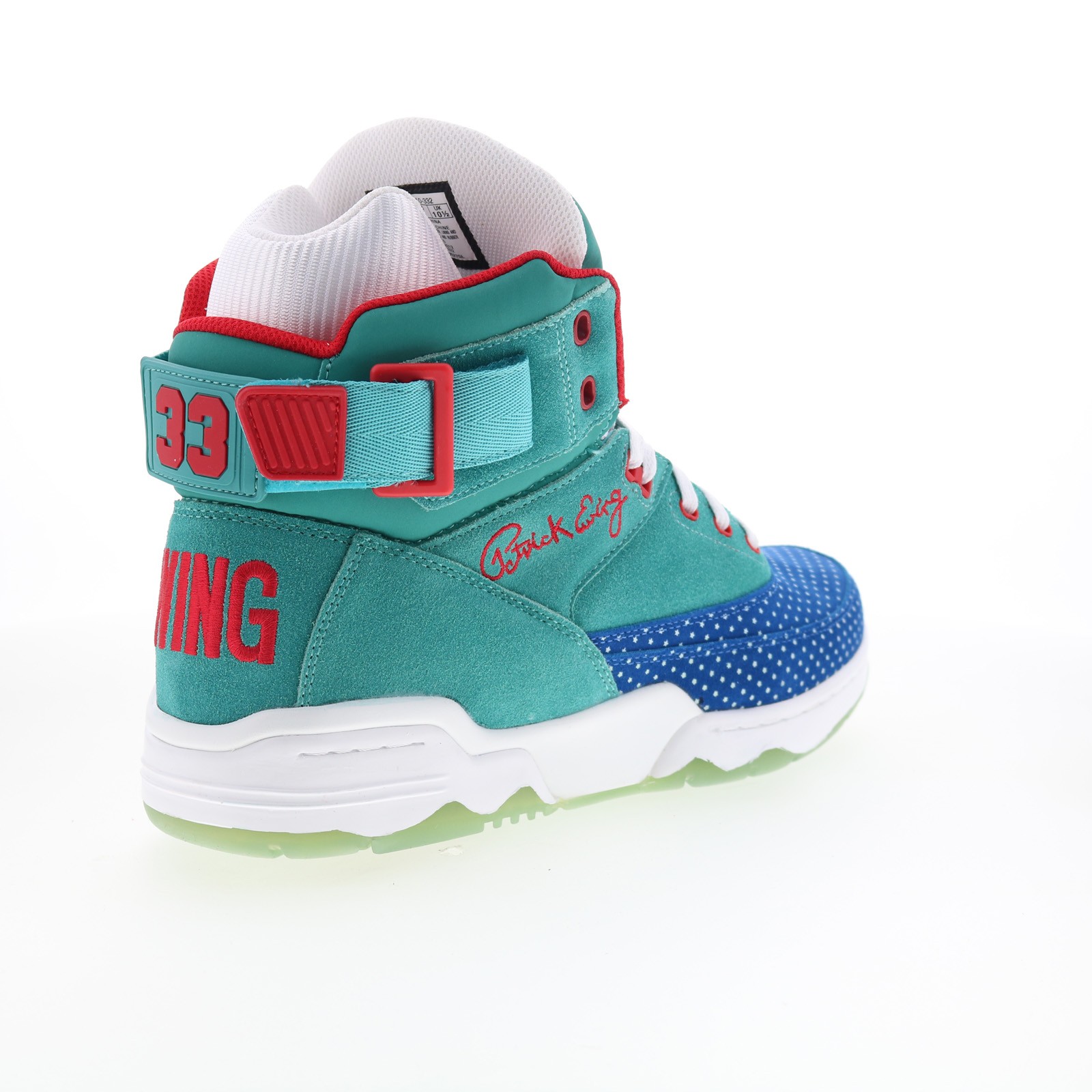 Ewing Athletics 33 HI All-Star Mens Blue Suede Lifestyle Sneakers Shoes