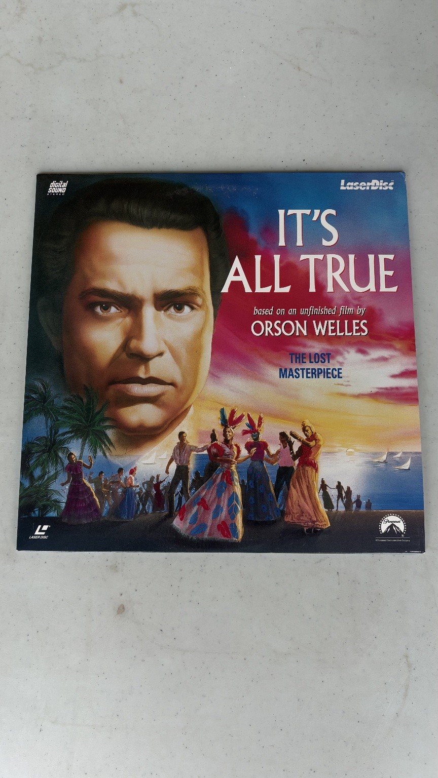 It's All True LaserDisc 1993 Orson Welles Documentary Paramount CLV