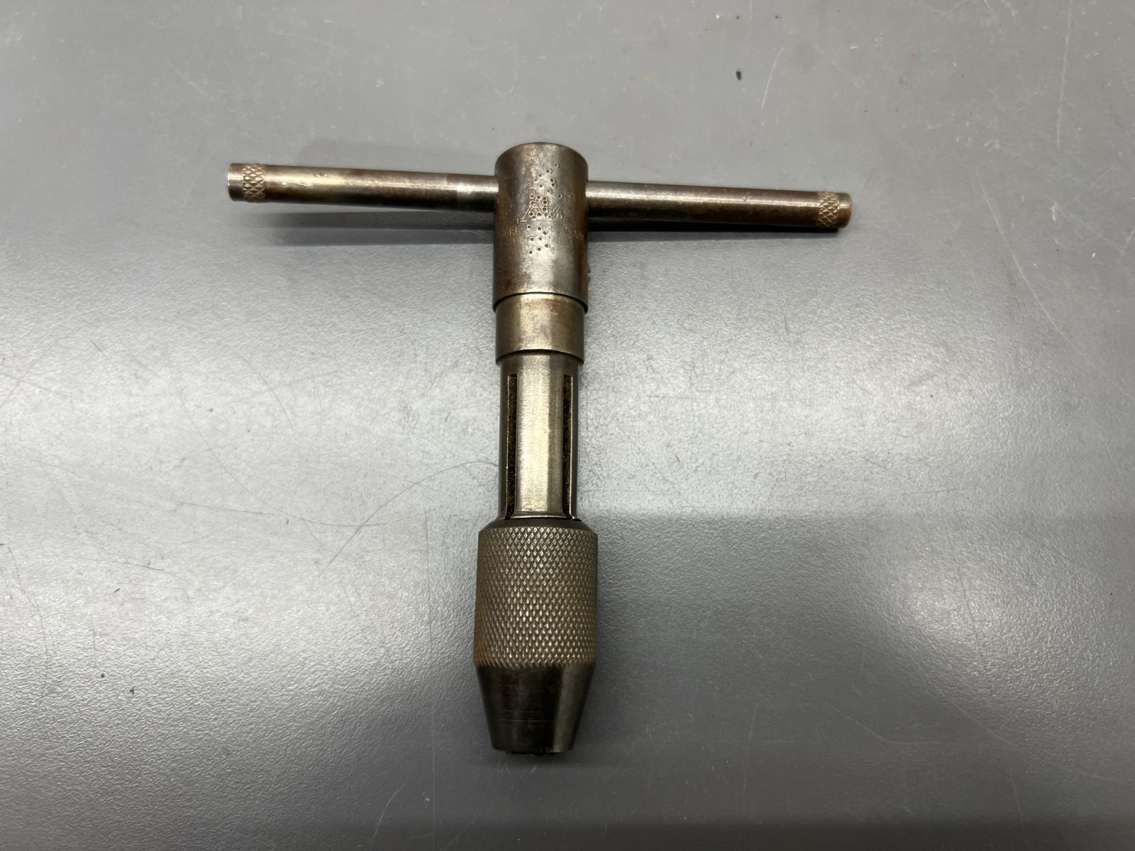 (W) VINTAGE GTD GREENFIELD NO. 339 RATCHETING TAP WRENCH - READ DESC - USA
