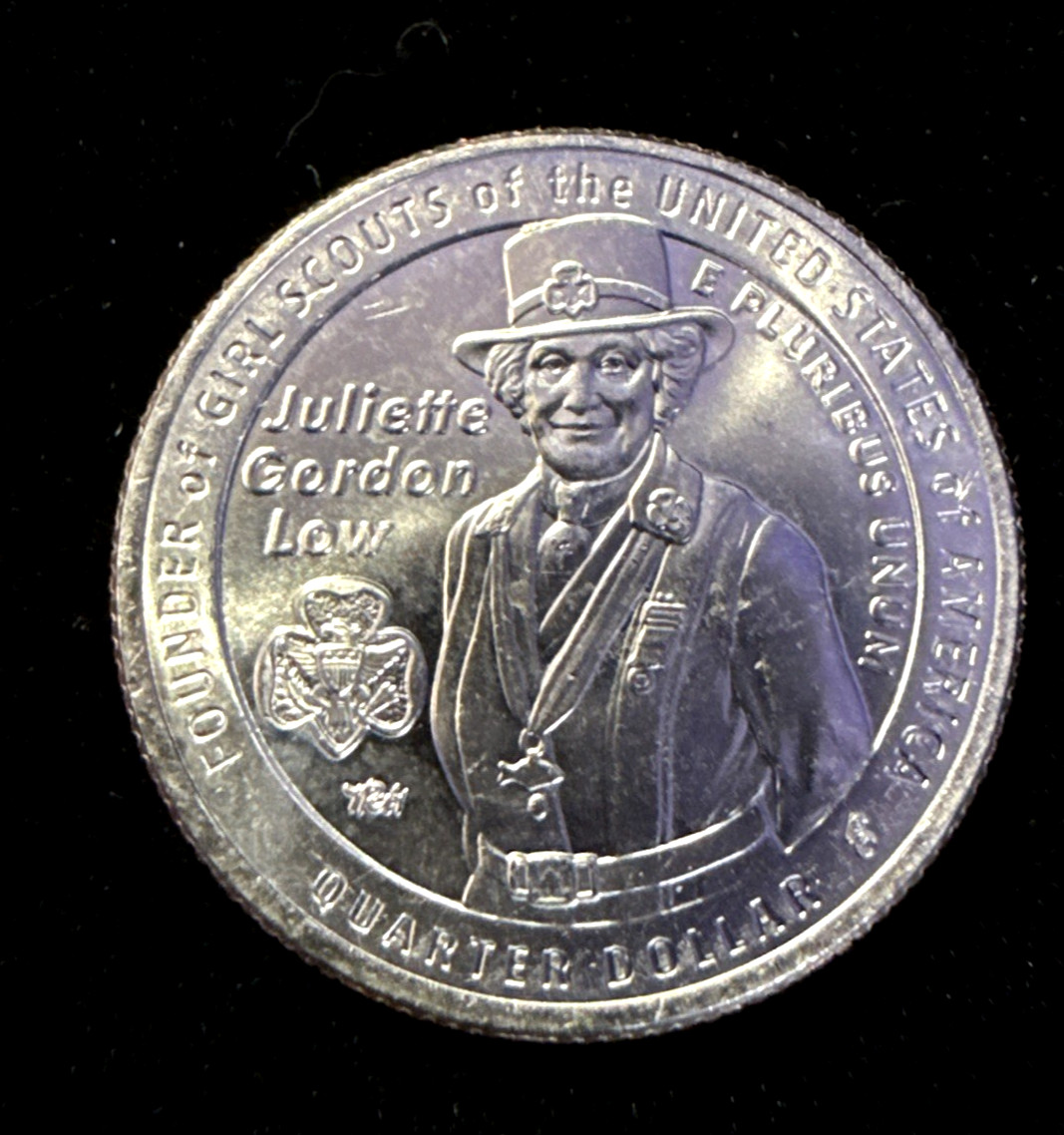 2025-P  American Women Quarter JULIETTE GORDON LOW ~ 1-Coin Founder Girl Scouts
