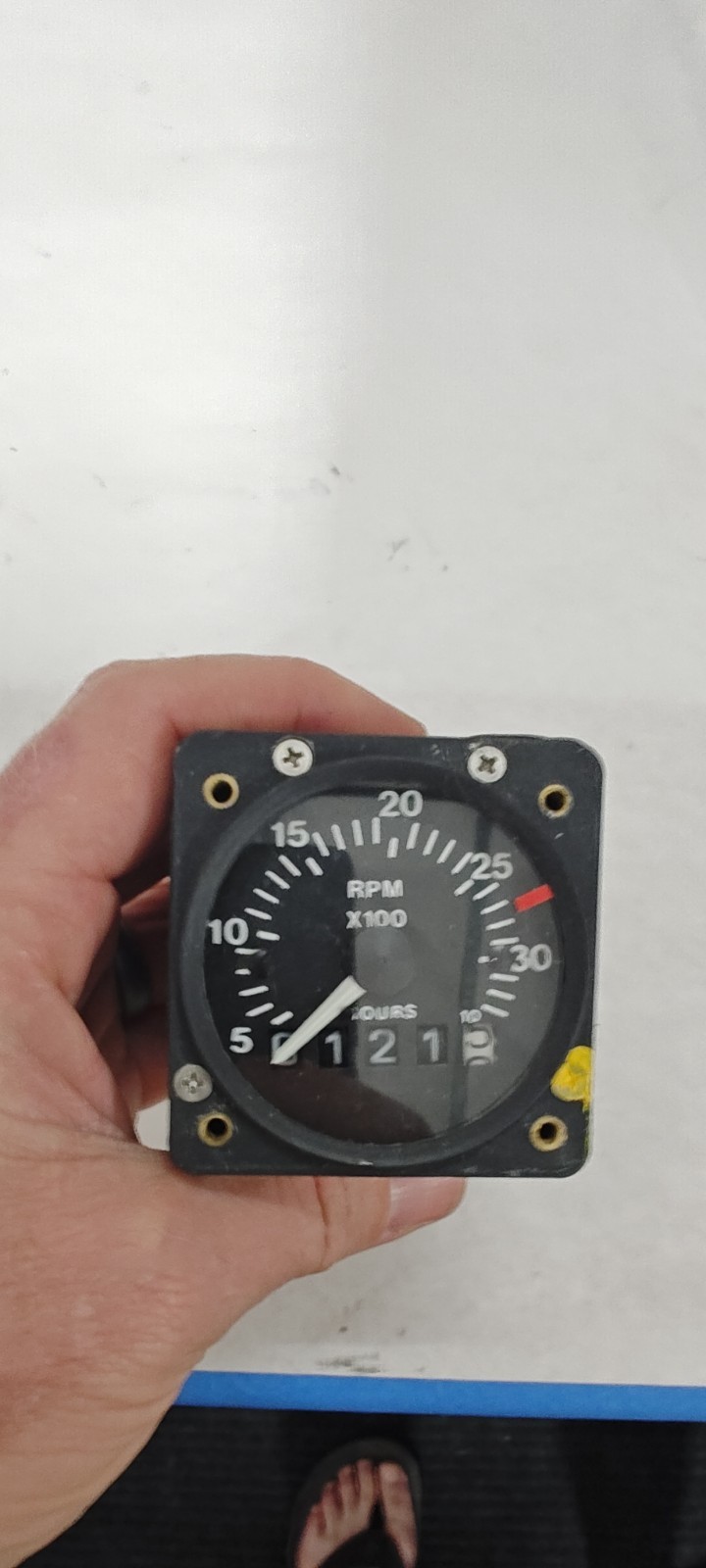 MITCHELL MODEL 98480-25 MECHANICAL RECORDING TACHOMETER P/N D1-112-5025