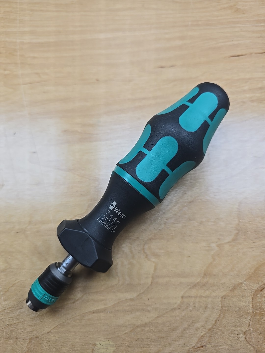 Wera 7446 Adjustable Torque Screwdriver 1/4" Hex Quick-Release