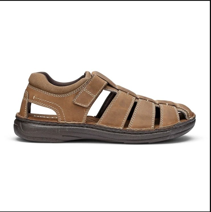 Dock II Sandals-Perfect for summer is this men’s closed toe fisherman sandal.