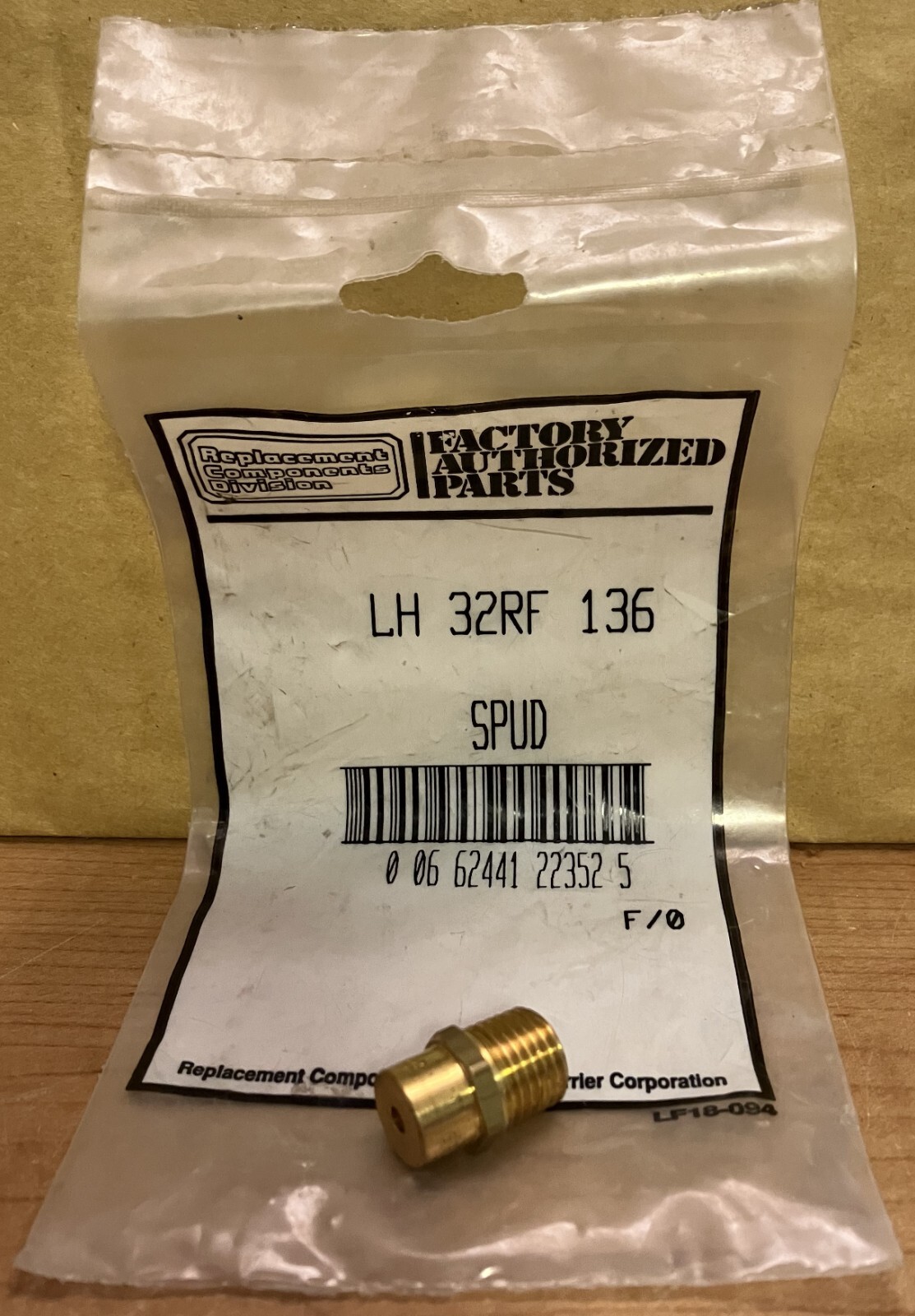 Carrier  LH 32RF 136 SPUD  NOS