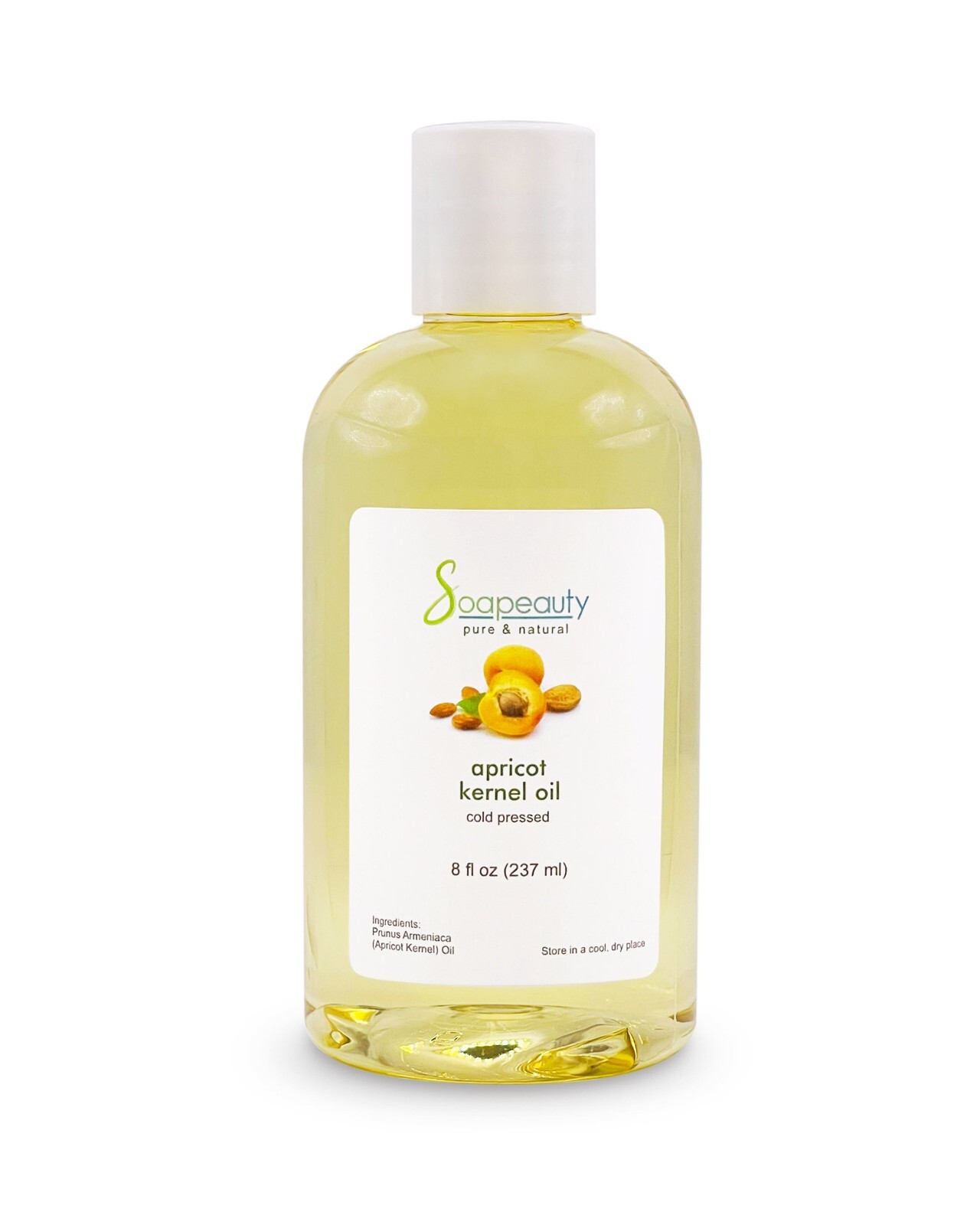 APRICOT KERNEL OIL CARRIER COLD PRESSED NATURAL 100% PURE 8 OZ