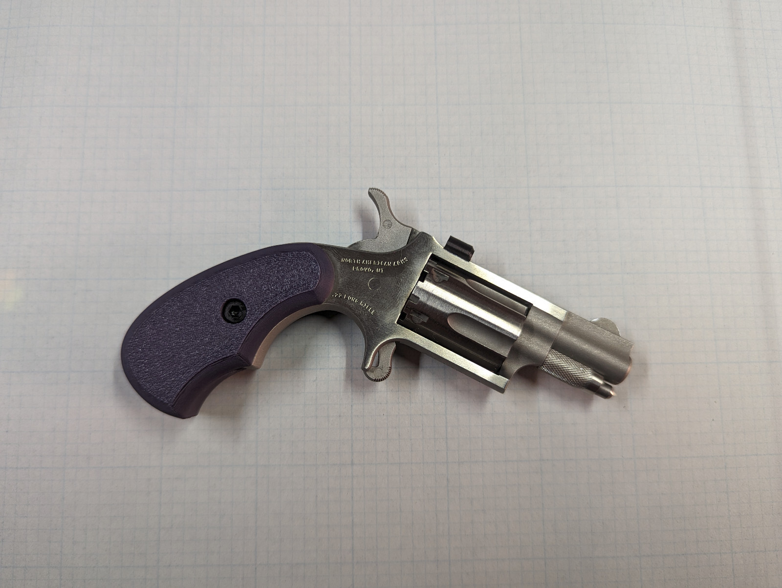 NAA Mini Revolver Grips | LR Eggplant - LR&Short Frames ONLY