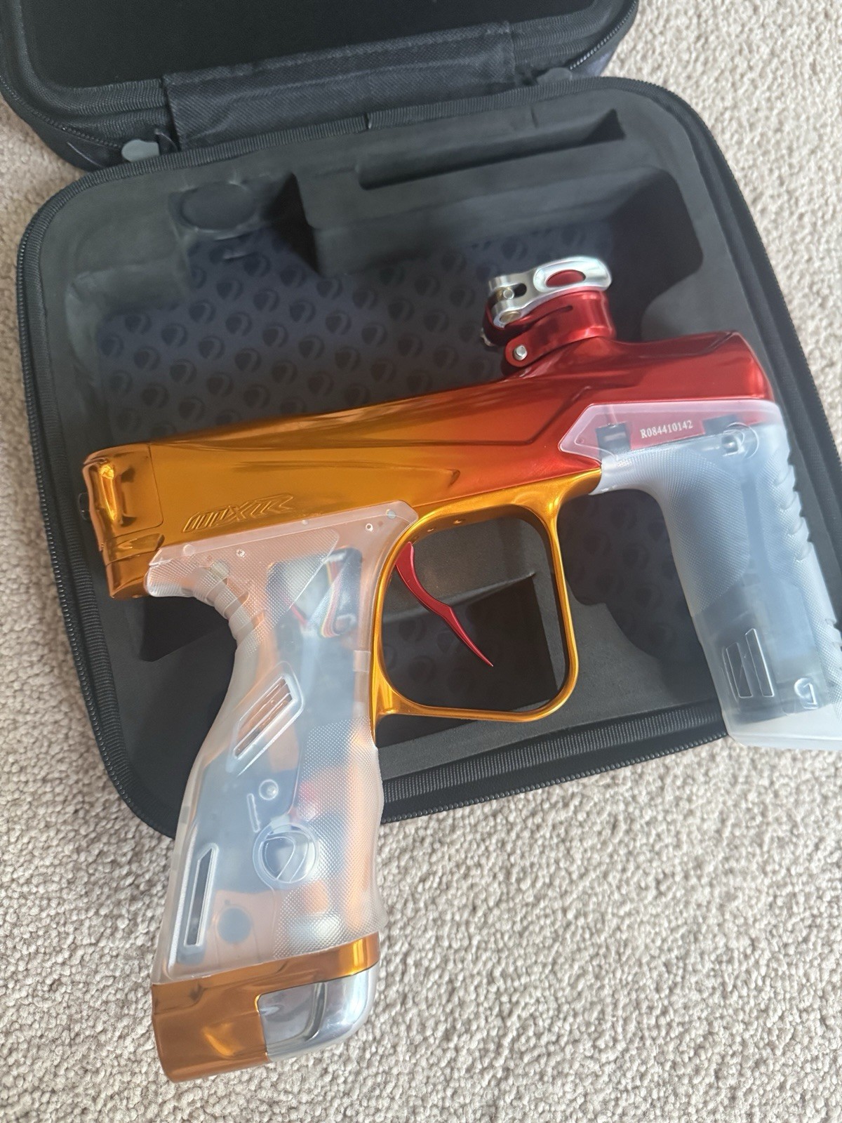 DYE MXR In Tequila Sunrise With Clear Grips