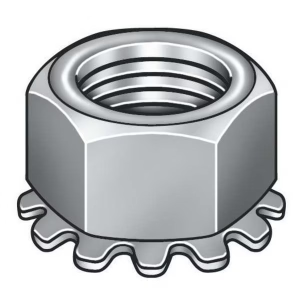 #10-24 18-8 Stainless Steel Coarse Thread Keps Lock Nuts (500 Pack)