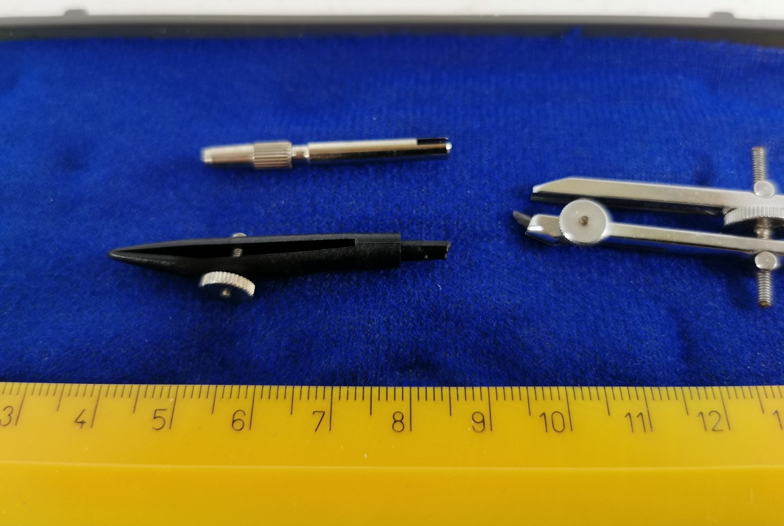 Vintage Kronos 311 Compass Set Technical Drawing Drafting Tools Kit
