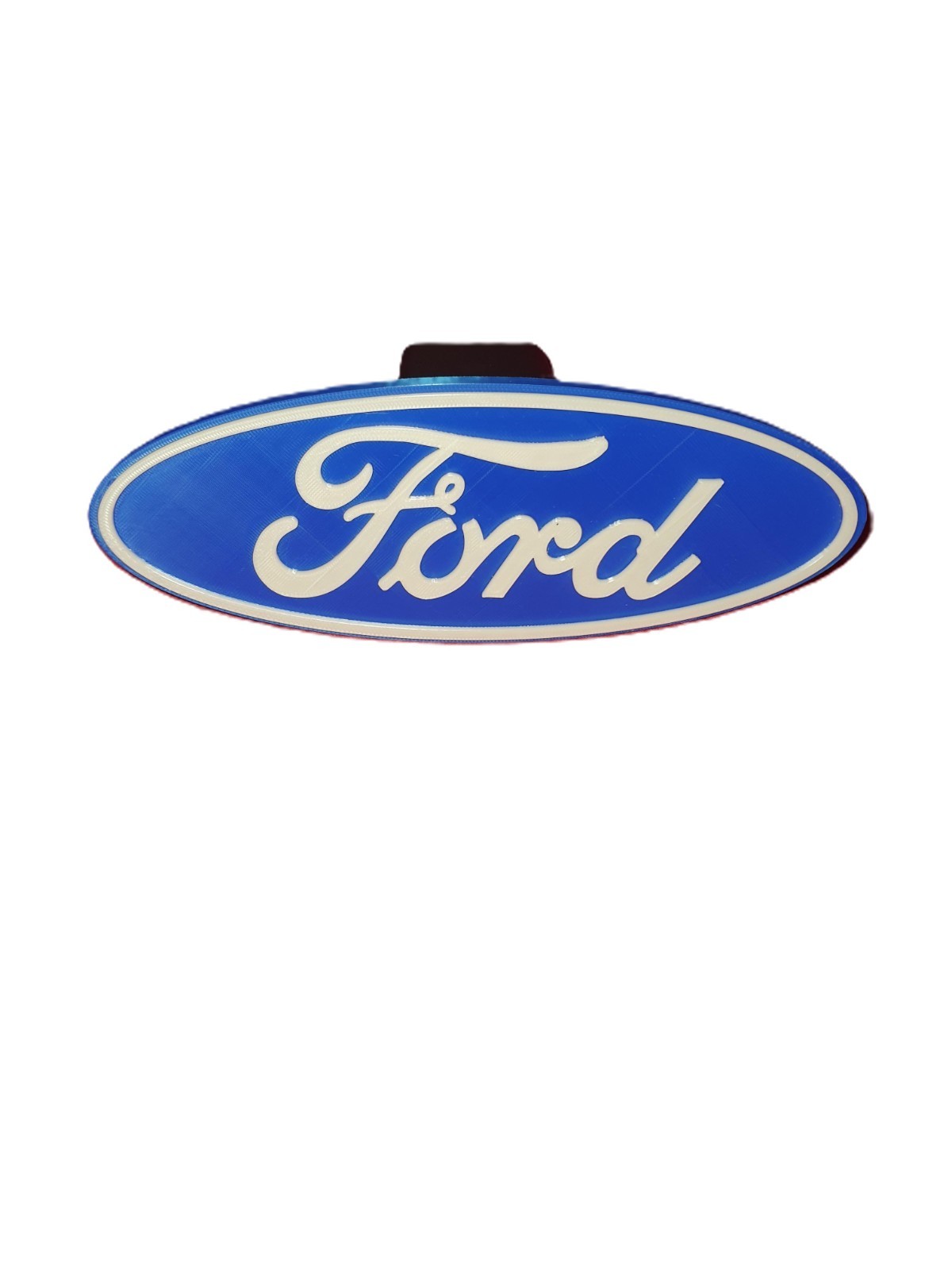 Ford Cover Trailer Truck Plug Cap Tow Hitch 2" Receivers Emblem Oversized 8x3