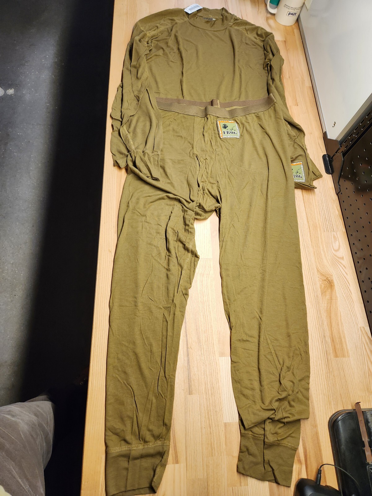 2 Sets USMC Shirt And Pants Large Brown FROG Flame Resistant FR XGO Silk Weight