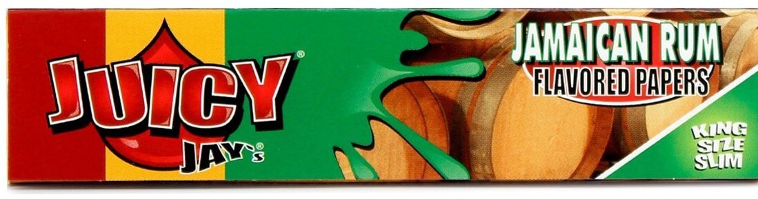 Juicy Jay's King Size Rolling Papers Slim Jamaican Rum Free USA Shipping!