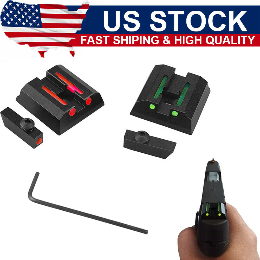 Fiber Optic 3 Dot Sights Front Rear Red Green Dot for Taurus G2S G2C G3 PT111 US