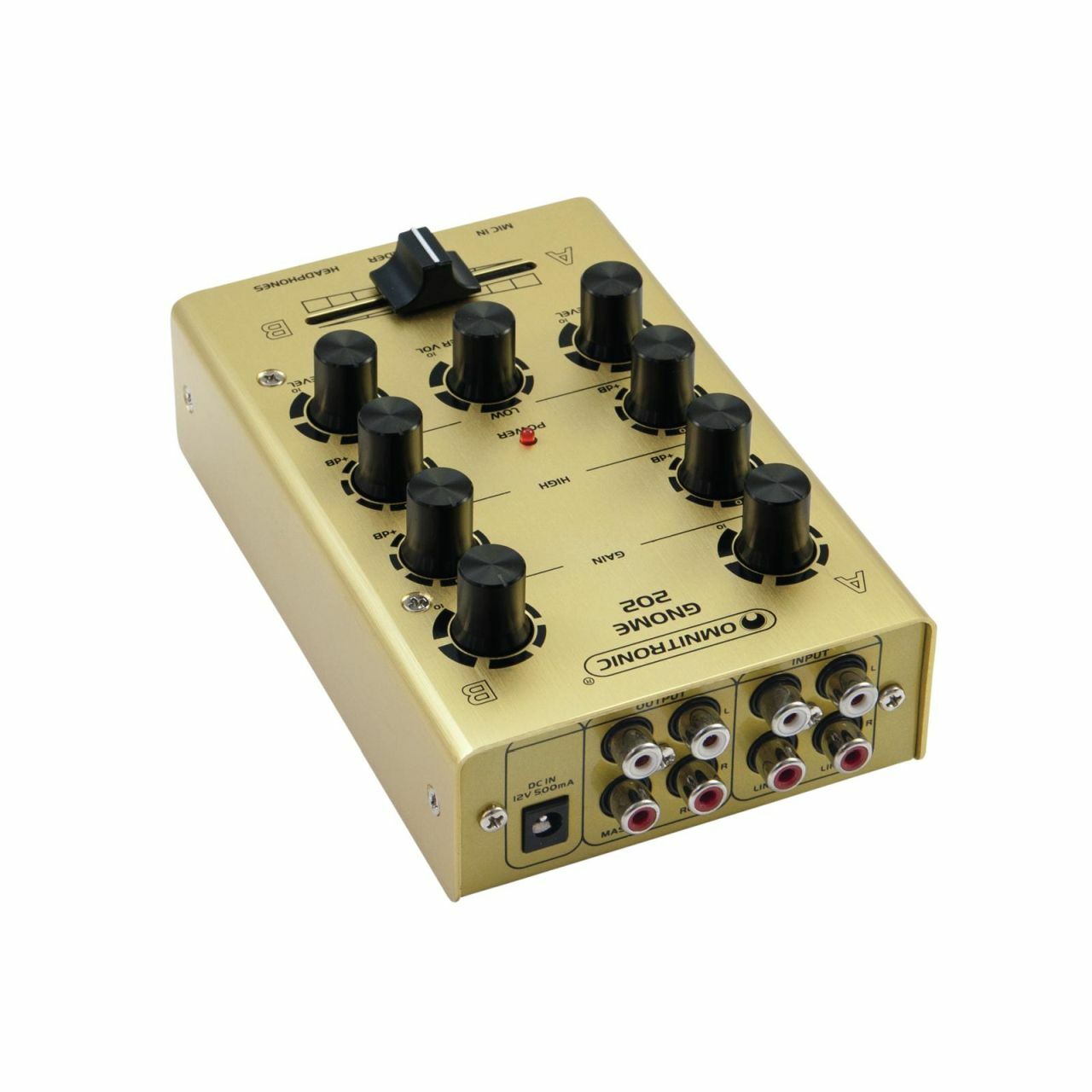 Omnitronic Gnome-202 Mini-Mixer Gold