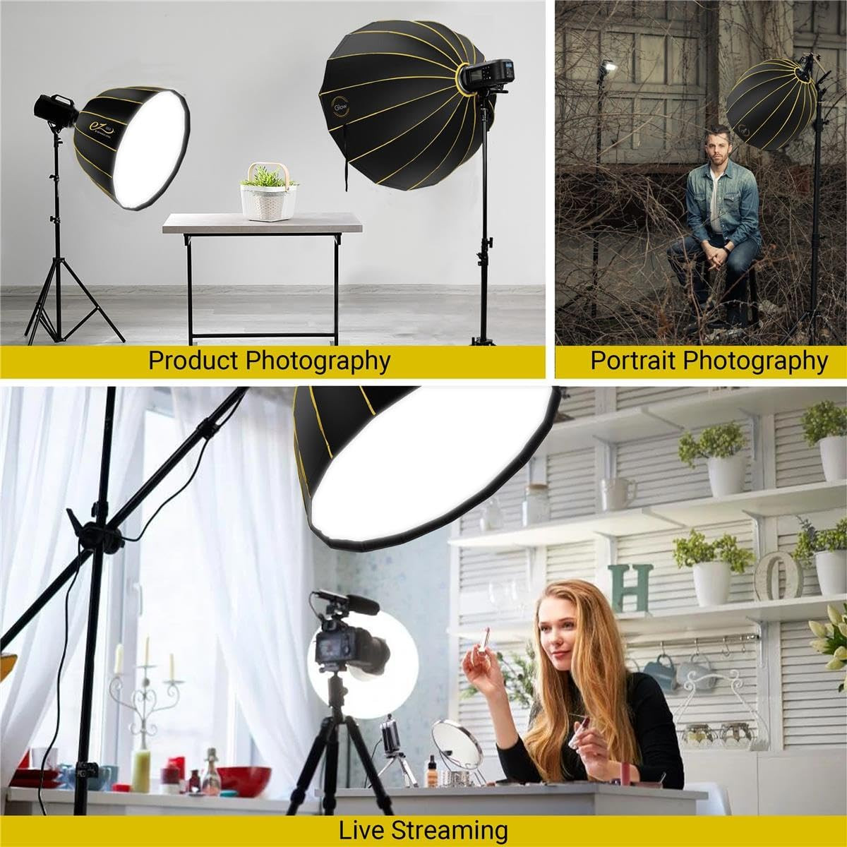 EZ Lock Deep Parabolic Quick Softbox (28")