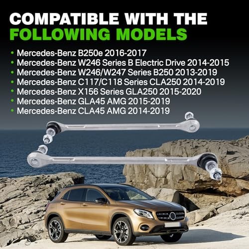 Front Stabilizer Bar Link Compatible with Mercedes-Benz B250e 2016-2017,