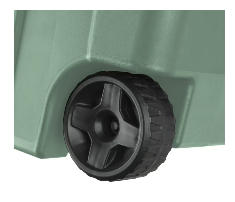 2 pack Sterilite Extra Large Storage Bin, 40 Gallon Wheeled with Handle, Green