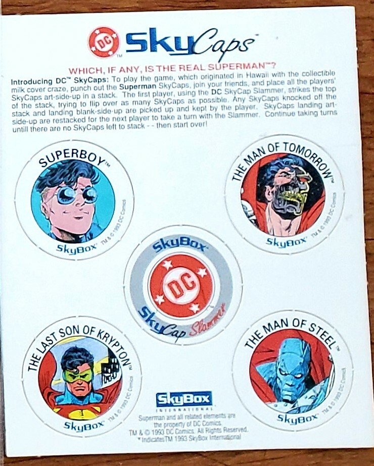 Superman SkyCap POGS!