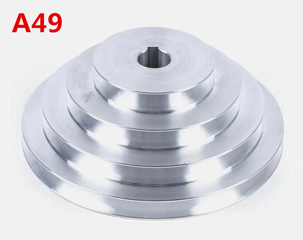 Bridgeport CNC Milling Machine Part Motor A49 Step Belt Gear Transmission Pulley