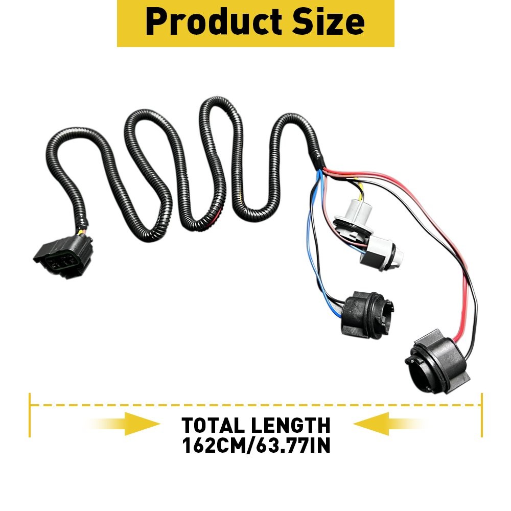 Left & Right Side Tail Light Lamp Wiring Harness for Chevy Silverado 16531401