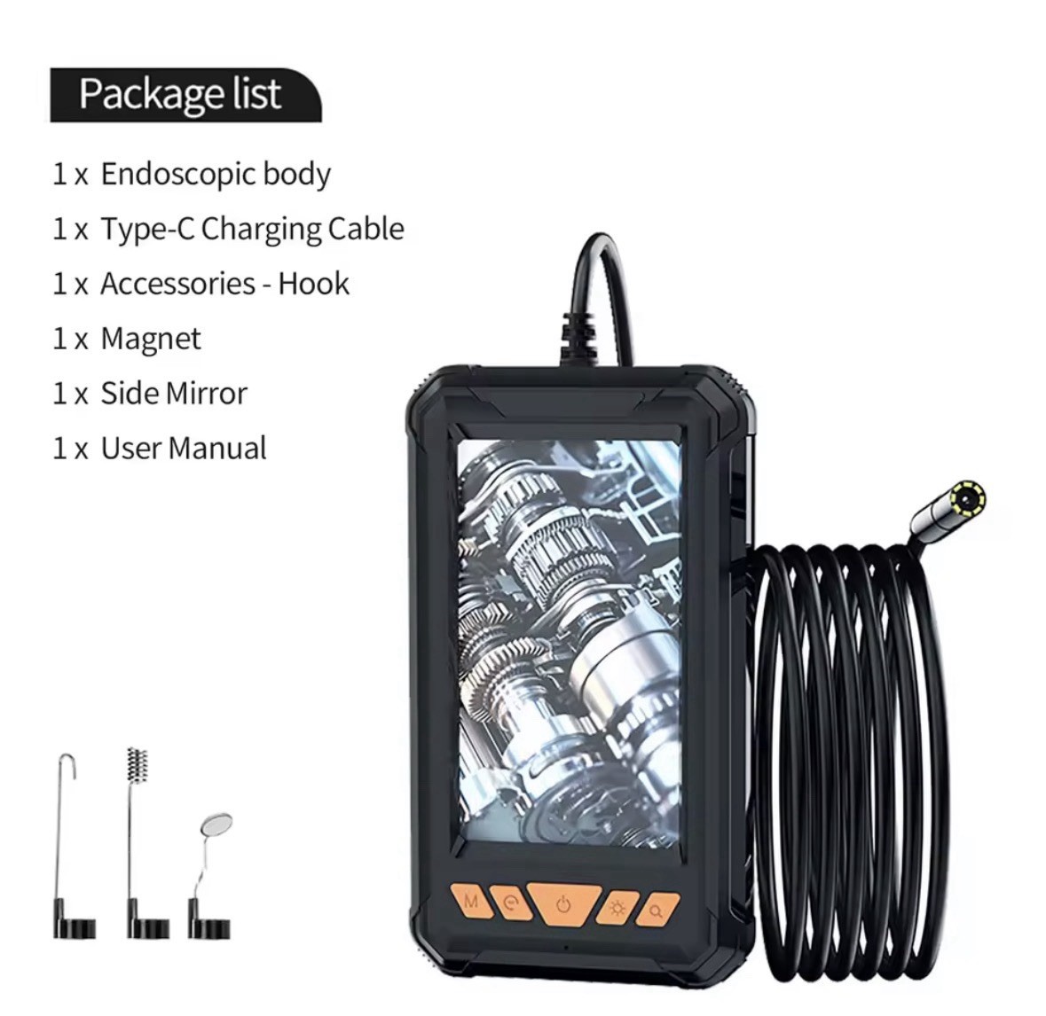 4.3'' LCD Screen HD Digital Handheld Borescope