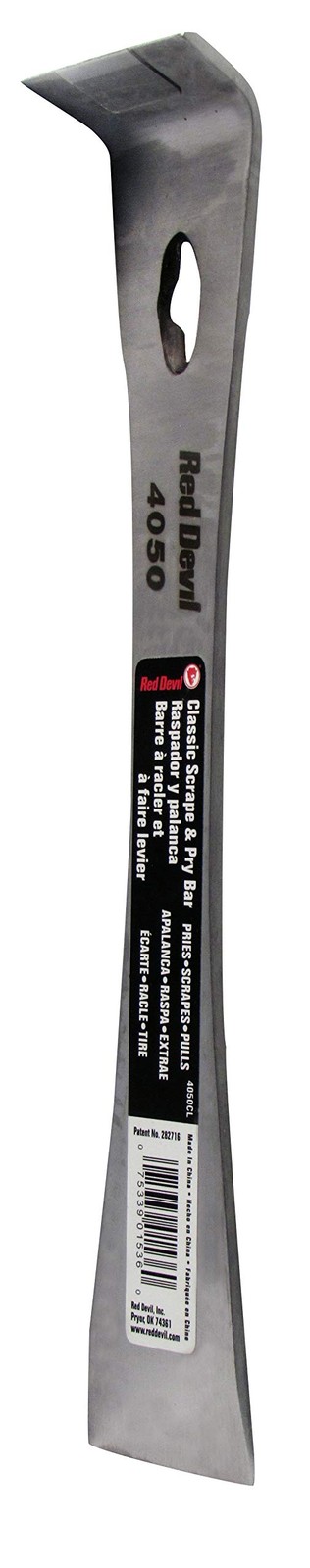 4050CL Classic Scrape & Pry Bar - Heavy-Duty Multi-Purpose Tool, Hardened Ste...