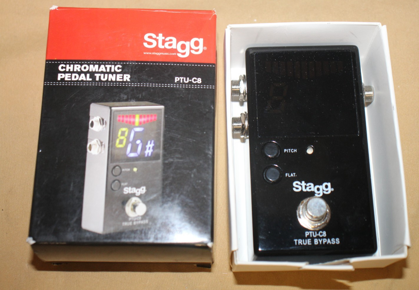 STAGG CHROMATIC PEDAL TUNER PTU-C8