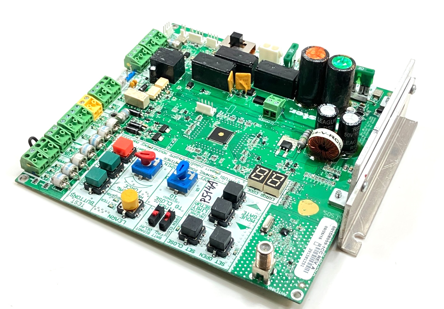 LiftMaster 001D8059-1CC Rev. A Main Control Board 3915N1251 used #P514A