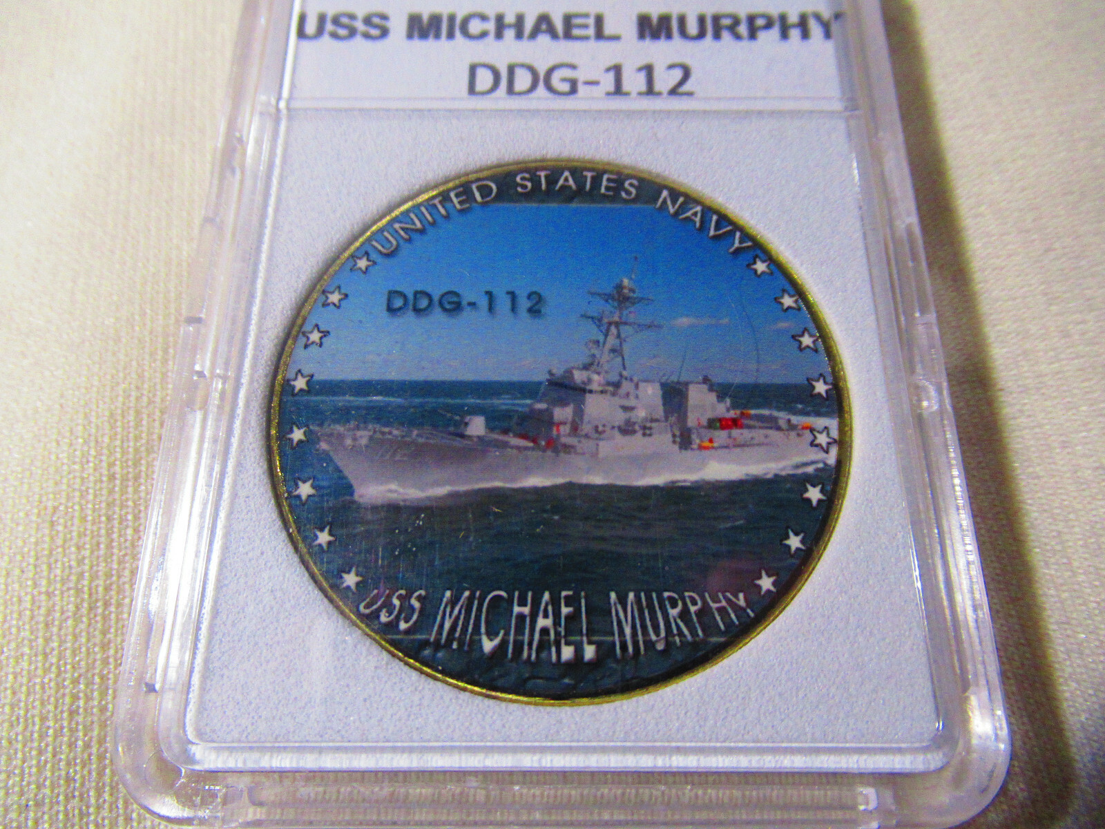 US NAVY - USS MICHAEL MURPHY (DDG-112) Challenge Coin